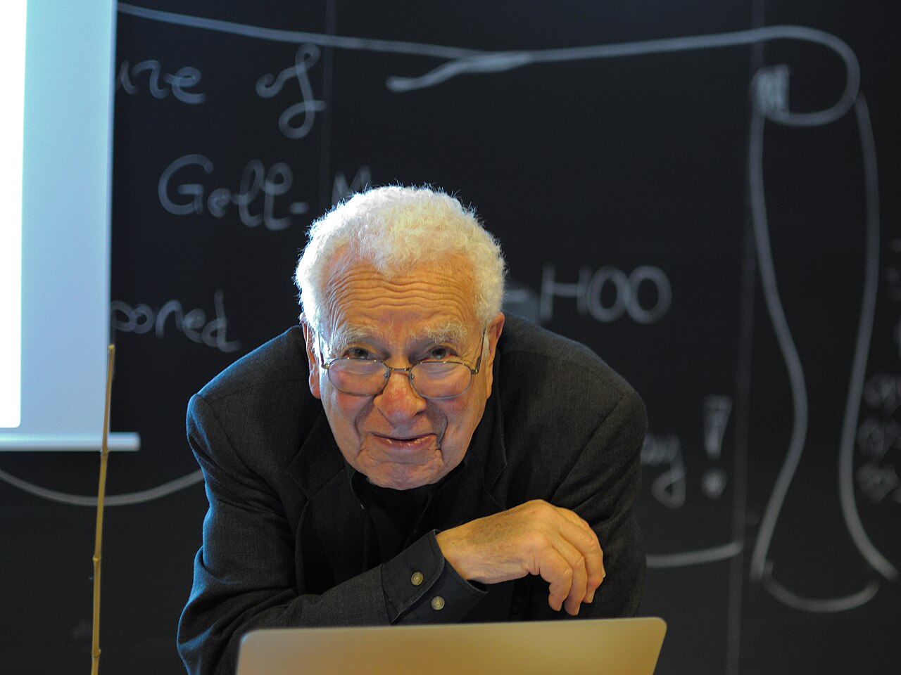 Portrait of physicist Murray Gell-Mann.